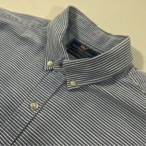 Vineyard Vines Slim Fit Seersucker Stripe Button Down Shirt M